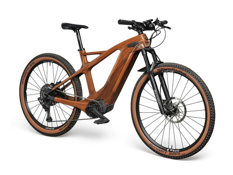 E-Annum Bicycle Wood MTB